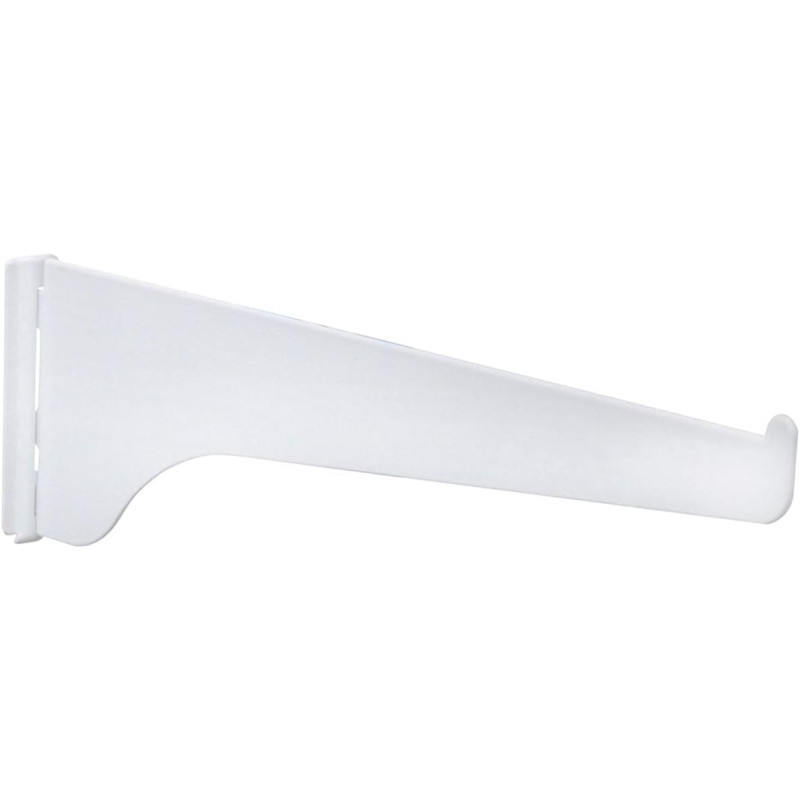 Knape & Vogt 12 Inch Steel Shelf Bracket, Black