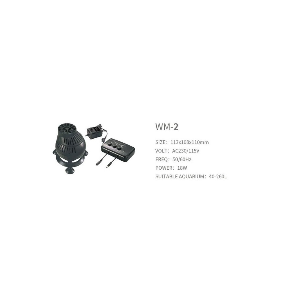 Boyu Wm Series 18 Watts Flow Pump Wave Maker, Black