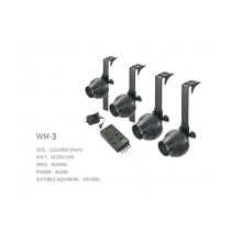 Boyu Wm Series 28 Watts Flow Pump Wave Maker, Black, 85 x 78 x 84 mm, Pack Of 4