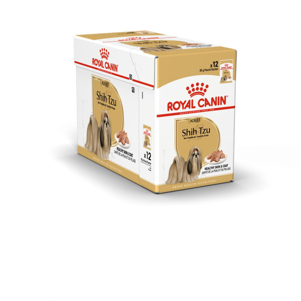 Royal Canin Adult Shih Tzu Breed Health Nutrition Dog Wet Food Pouches, 85 Grams, Pack Of 12