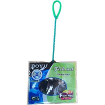 Boyu Fish Net, Nylon Net Lining, Length 8 Inch, Green Colour