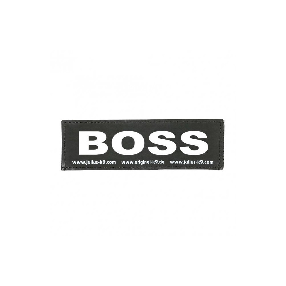 Julius-K9 Boss Patch High-Quality, Large, Black
