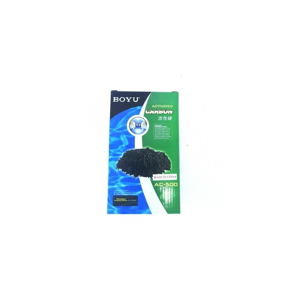 Boyu Activated Aquarium Carbon Filter, 500G, Black