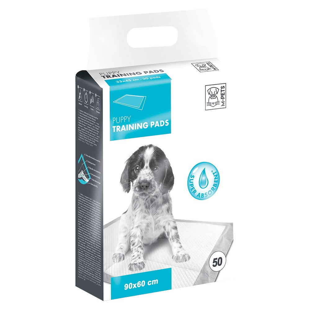 M-Pets Training Pads For Dog, Leak Proof, 90 x 60Cm (50 Pack)