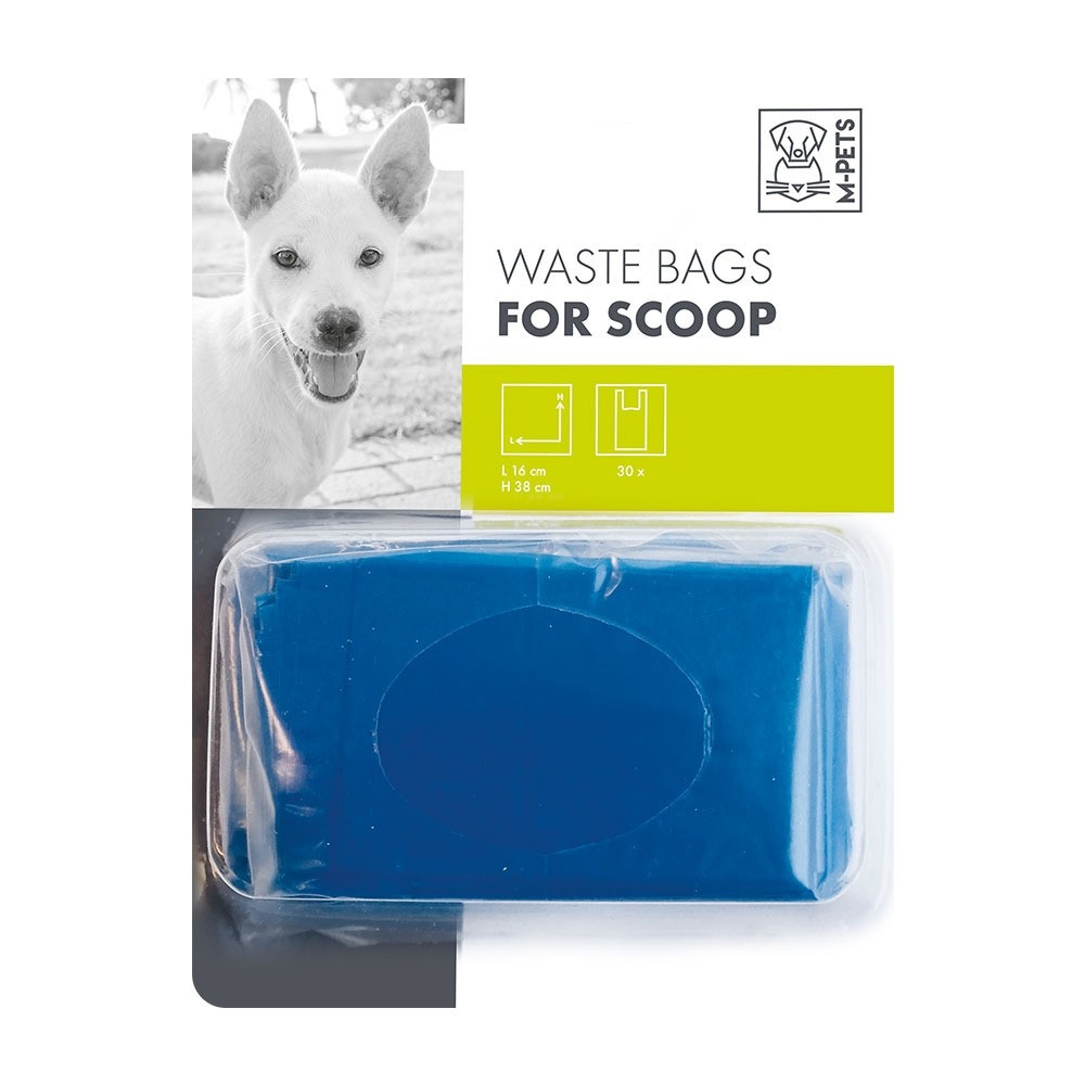 M-Pets Waste Bags For Scoop For Dog (30 Bags)