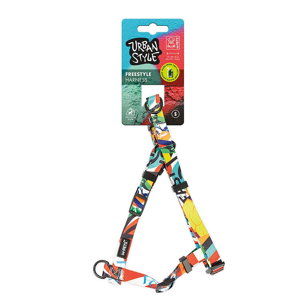 M-Pets Freestyle Harness For Dog, Small (1.5 x 40 – 60 Cm)