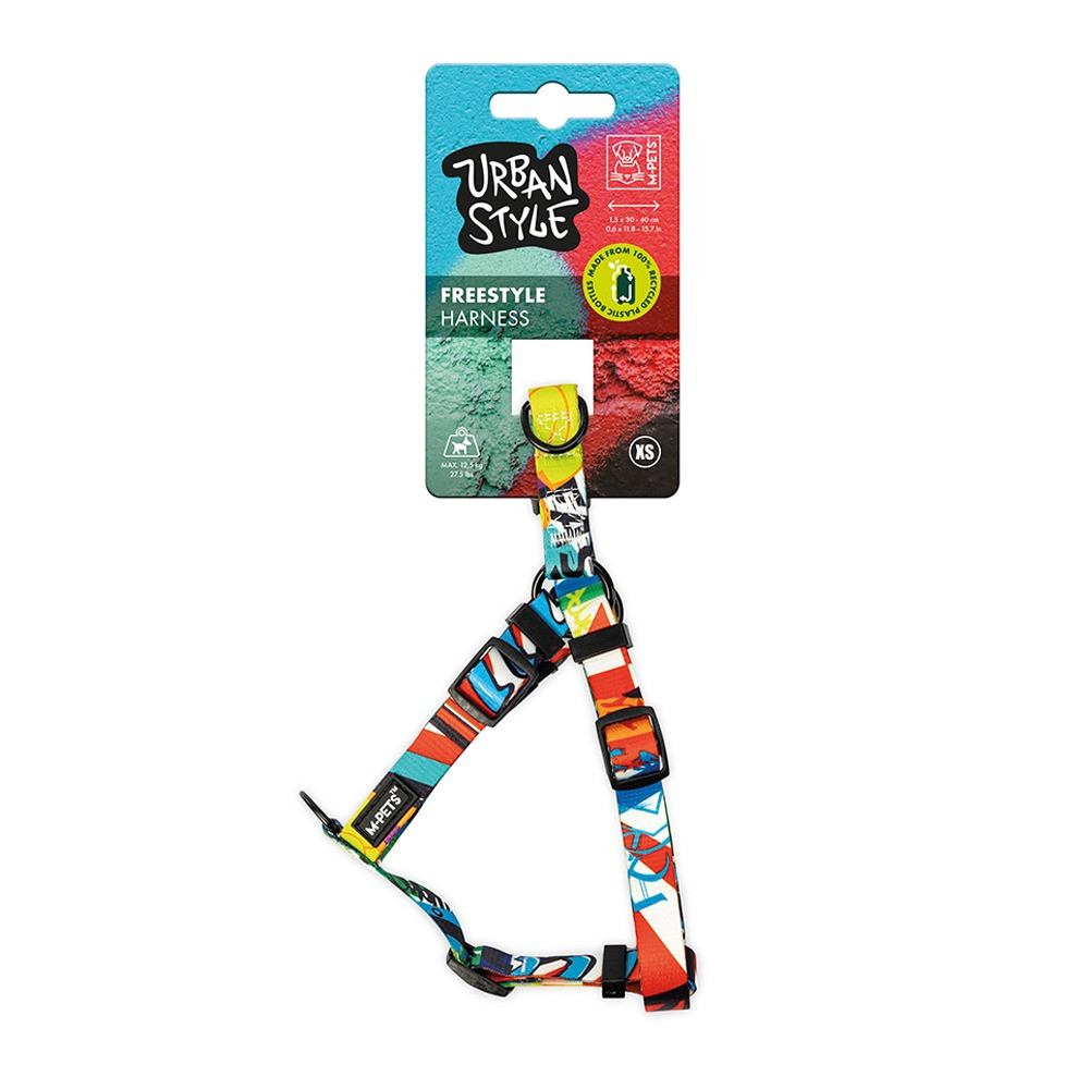 M-Pets Freestyle Harness For Dog, XS (1.5 x 30 – 40 Cm)