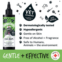 Bugalugs Antiseptic Ear Drops For Dog And Cat, 200ml