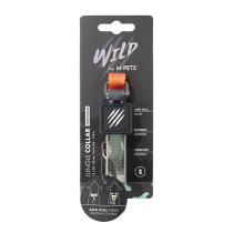 M-Pets Wild Jungle Collar For Dog, Small (1.5 x 22-30 cm)