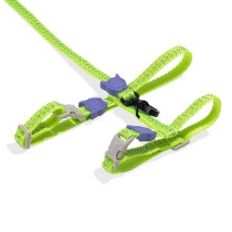 Zee.Cat Nox Lumen Harness And Leash Set, Lemon Green