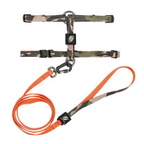 M-Pets Wild Jungle Cat Set Harness And Leash, Orange