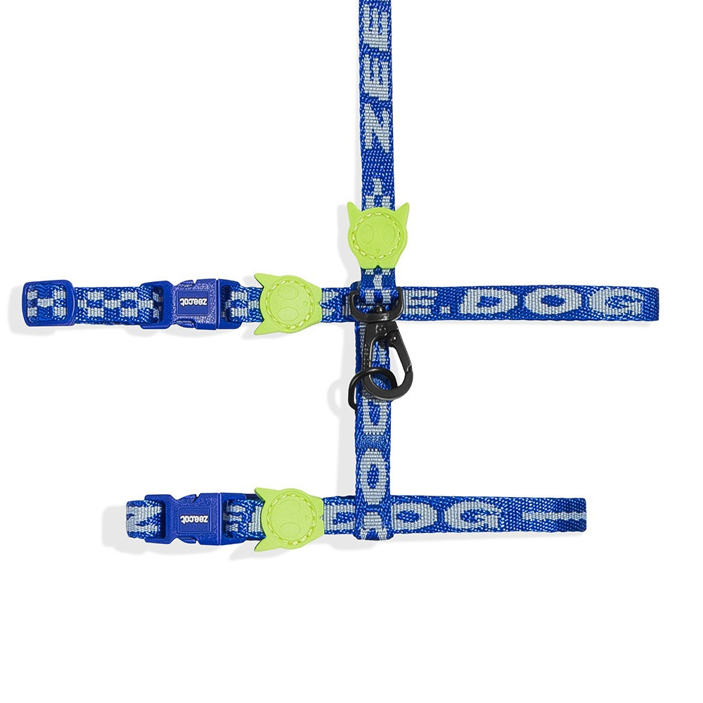 Zee.Cat Astro Harness And Leash Set For Cat, Blue