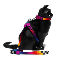 Zee.Cat Prisma Harness And Leash Set Adjustable Fit For Cat