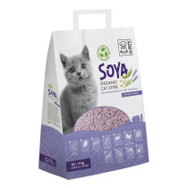 M-Pets Soya Organic Cat Litter Lavender Scented 100 Percentage Biodegradable, 10 L