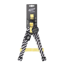 M-Pets Wild Safari Harness For Dog, Medium (2 x 46-70 Cm), Black/White