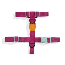 Zee.Dog Nox Sidus H-Harness For Dog, Longer Durability, Medium (Pink)