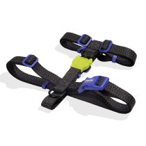 Zee.Dog Nox H-Harness For Dog, Longer Durability, Large (Black)