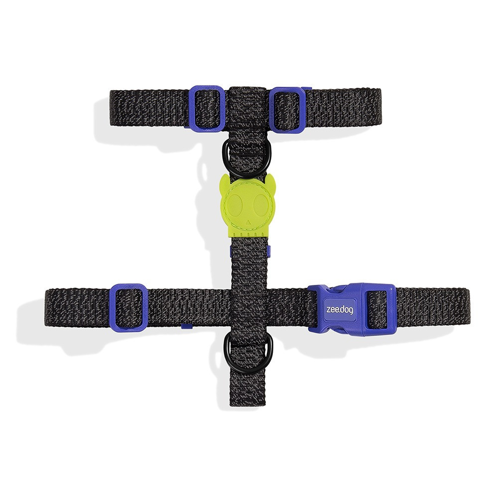 Zee.Dog Nox H-Harness For Dog, Longer Durability, Small (Black)