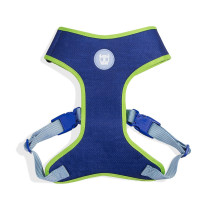 Zee.Dog Astro Adjustable Air Mesh Harness For Dog, Large (Blue)