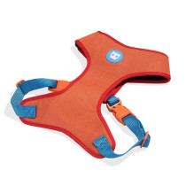 Zee.Dog Gibson Adjustable Air Mesh Harness For Dog, Large (Orange)