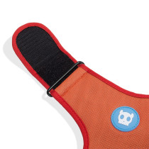 Zee.Dog Gibson Adjustable Air Mesh Harness For Dog, Large (Orange)