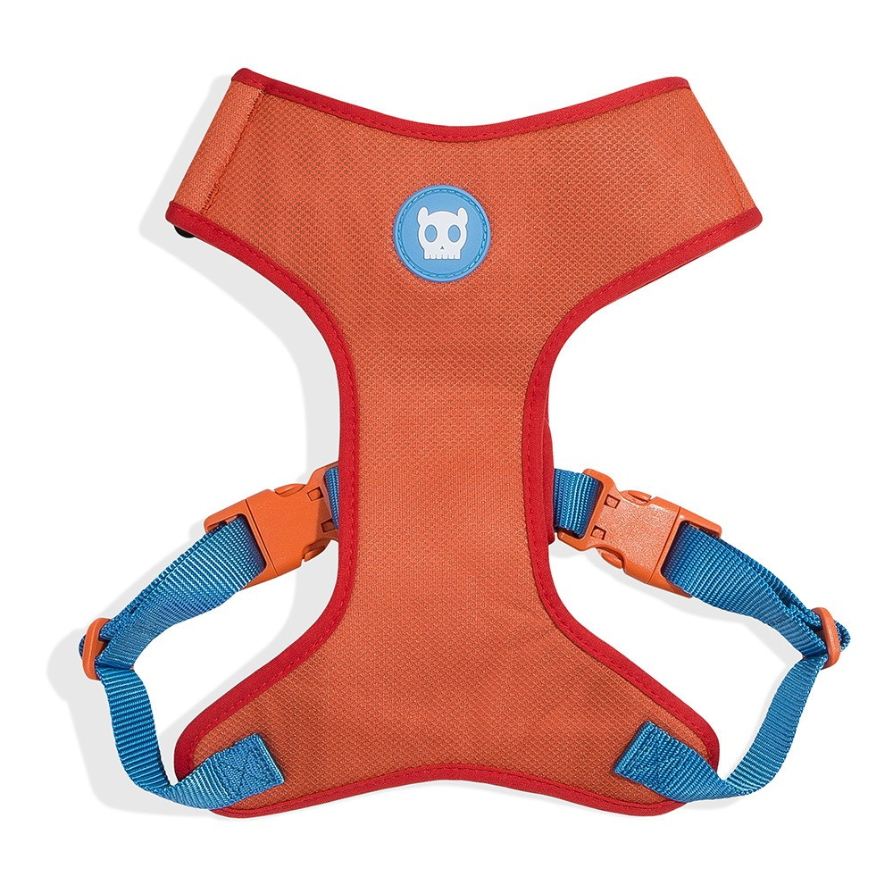 Zee.Dog Gibson Adjustable Air Mesh Harness For Dog, Extra Small (Orange)
