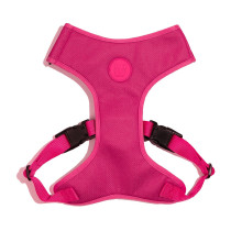 Zee.Dog Pink Led Adjustable Air Mesh Harness For Dog, Large