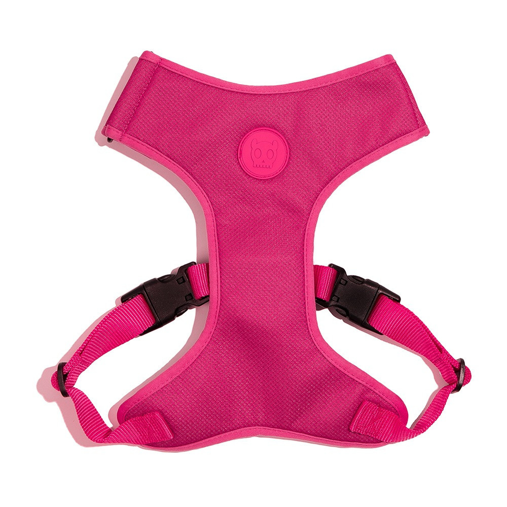 Zee.Dog Pink Led Adjustable Air Mesh Harness For Dog, Small