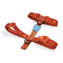 Zee.Dog Gibson H-Harness For Dog, Long Lasting, Medium (Orange)