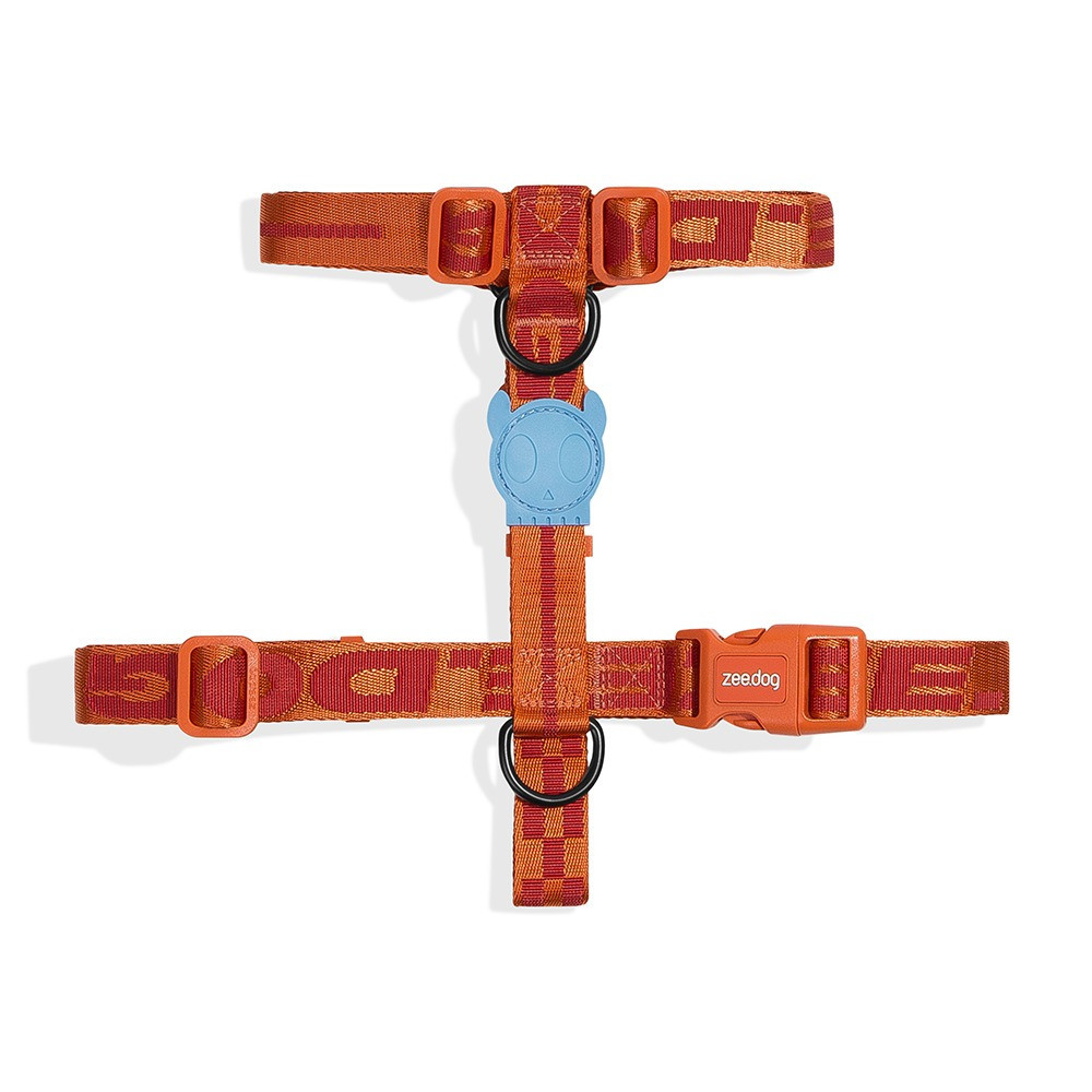 Zee.Dog Gibson H-Harness For Dog, Long Lasting, Extra Small (Orange)