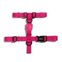 Zee.Dog Pink Led H-Harness For Dog, Long Lasting, Large