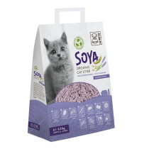 M-Pets Soya Organic Cat Litter Lavender Scented 100 Percentage Biodegradable, 6 L