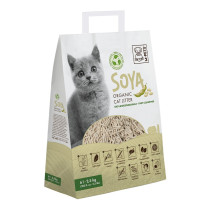 M-Pets Soya Organic Cat Litter Non Scented 100 Percentage Biodegradable, 6 L