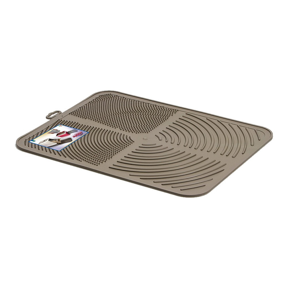 Georplast Aladdin Cat Litter Mat Rubber, 41.5 x 32cm, Grey