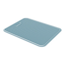 Georplast Iago Cat Litter Mat, Rubber, 45 x 35cm, Blue