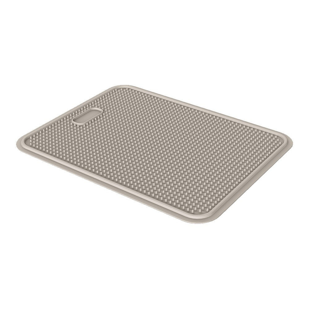 Georplast Iago Cat Litter Mat, Rubber, 45 x 35cm, Grey