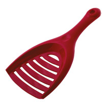 Georplast Paletta Diapason Cat Litter Scoop, 25 x 11.5cm, Red