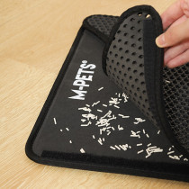 M-Pets Duplex Black 2-Layered Cat Litter Mat, 60 x 45cm
