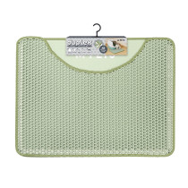 M-Pets Duplex Green 2-Layered Cat Litter Mat, 60 x 45cm