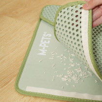 M-Pets Duplex Green 2-Layered Cat Litter Mat, 60 x 45cm