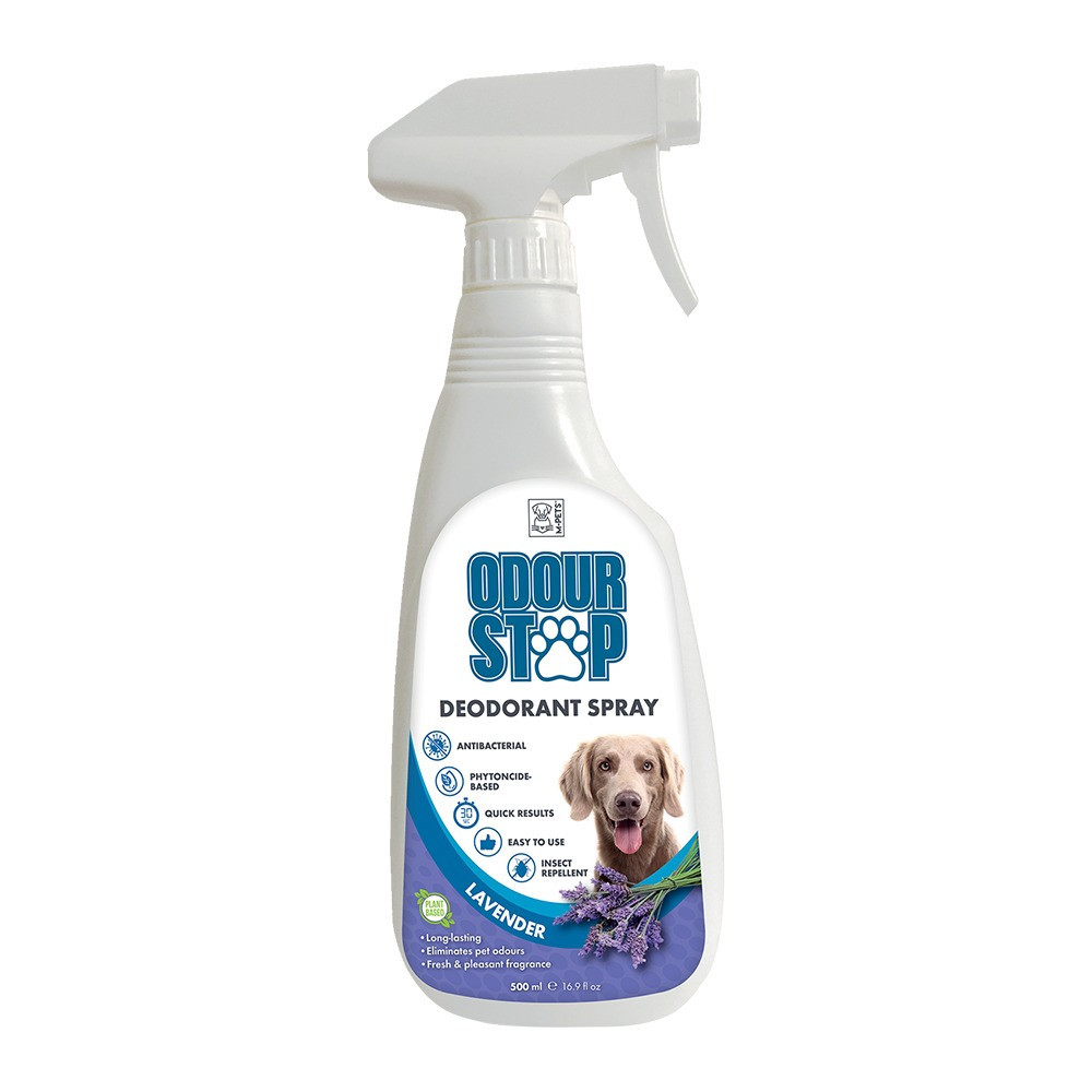 M-Pets Odor Stop Deodorant Spray Lavender For Dog And Cat, 500ml