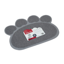 M-Pets Paw Cat Litter Mat, L60 x H45 cm, Grey