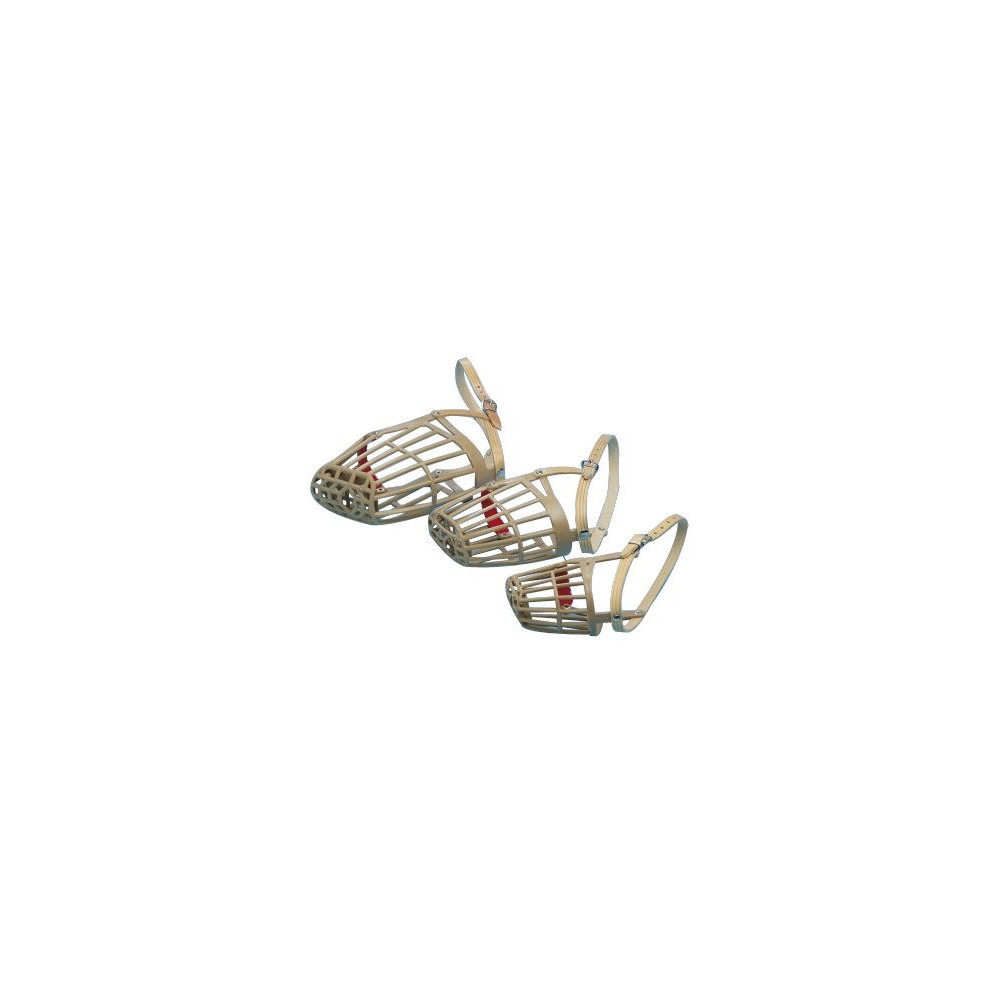 Kruuse Buster Plastic Lightweight Yet Strong Dog Muzzle No 10, Brown