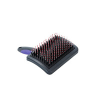 Kruuse Buster Pet Grooming Porcupine Brush, Large Size, Purple/Black