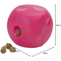 Kruuse Signature Buster Soft Cube Large For Dog, Magenta Red
