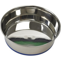 Kruuse Buster Stainless Steel Dog Bowl With Non-Slip Rubber Base, 3.7 Litre