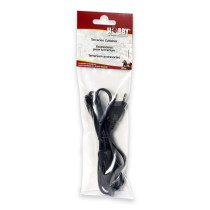 Hobby Terrarium, Cable With Plug And Switch 2 Meter, Black