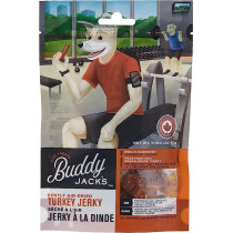 Buddy Jacks Air-Dried Turkey Jerky Dog Treats, 56Gm