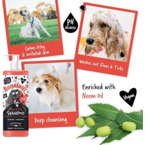 Bugalugs Flea And Tick Dog Shampoo Contains Neem, Lavandin Oil, 500Ml
