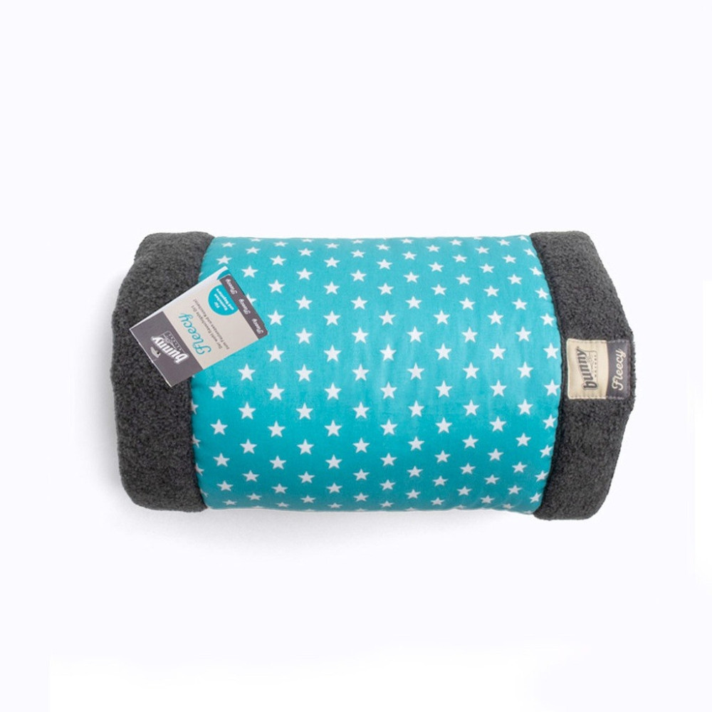 Bunny Nature Fleecy Small Animal Tunnel Soft And Cozy, Turquiose
